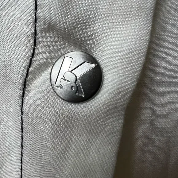 Karl Lagerfeld Paris Women's Linen Blend Soft White Utility Dress Size 6~NWT - Picture 6 of 9